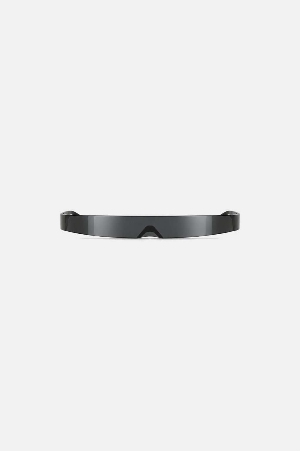 OCTAGON Blade Shield sunglasses in black, frontal product view