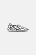 Chrome tag-free OCTAGON Foam Runner centered cover view