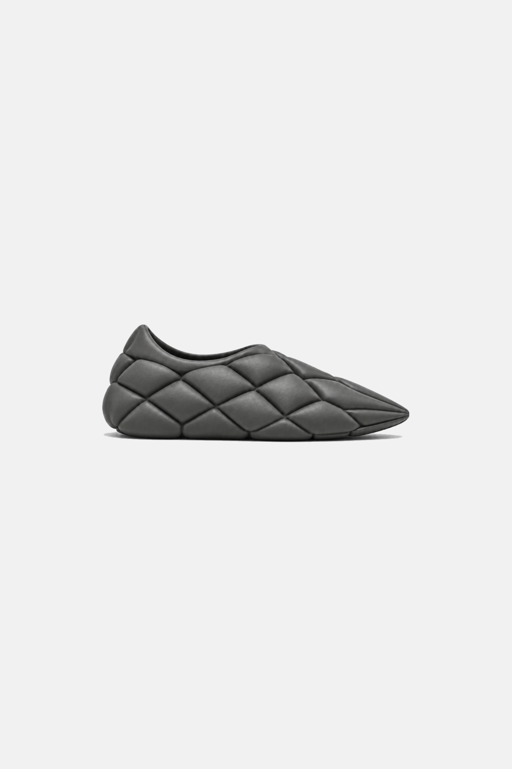 Graphite tag-free OCTAGON Foam Runner strict lateral side profile