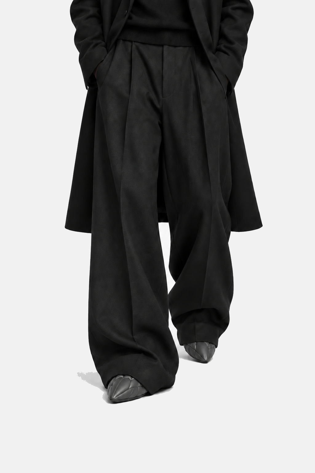 Graphite tag-free OCTAGON Foam Runner same-model movement view