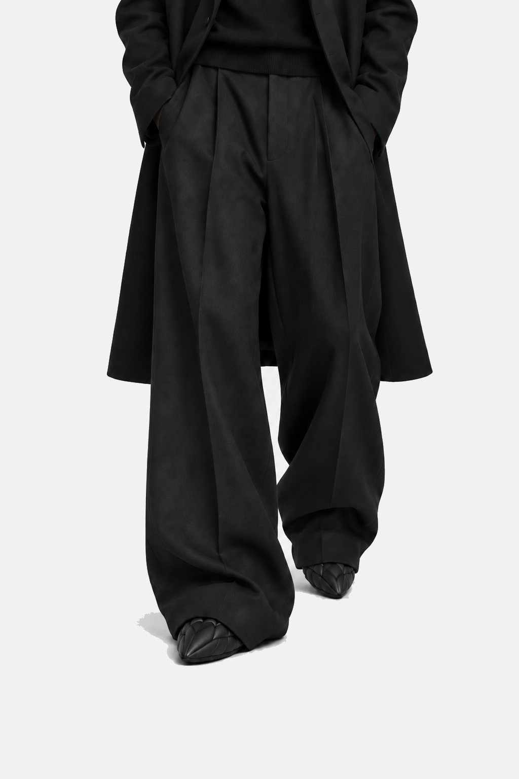 Pitch Black tag-free OCTAGON Foam Runner same-model movement view